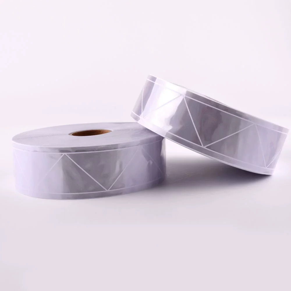 Wholesale Reflective Material High Strength Reflective Tape Pvc 2.5cm Reflective Strip Material Tape For Clothing