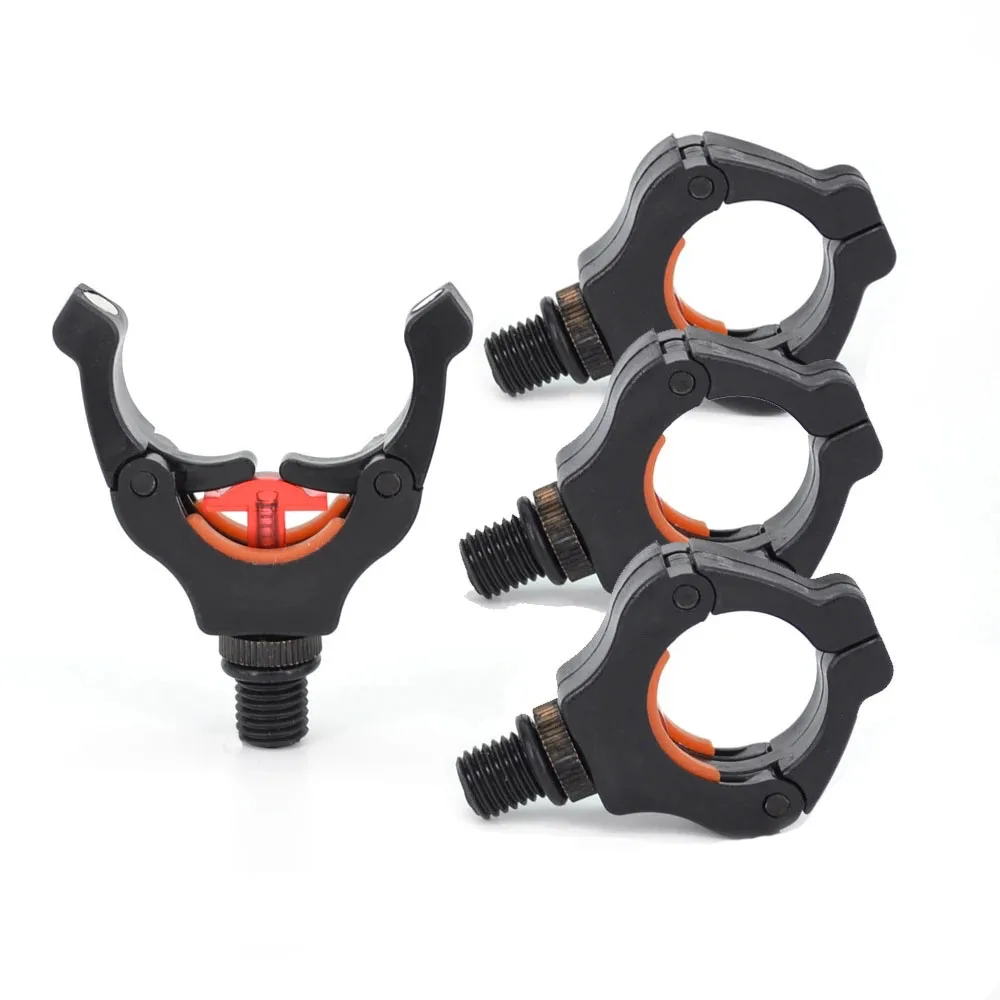 YOUME Carp Fishing Rod Rest Head Gripper for Rod Pod Holder with Magic Magnet Clips Keep Fishing Rod