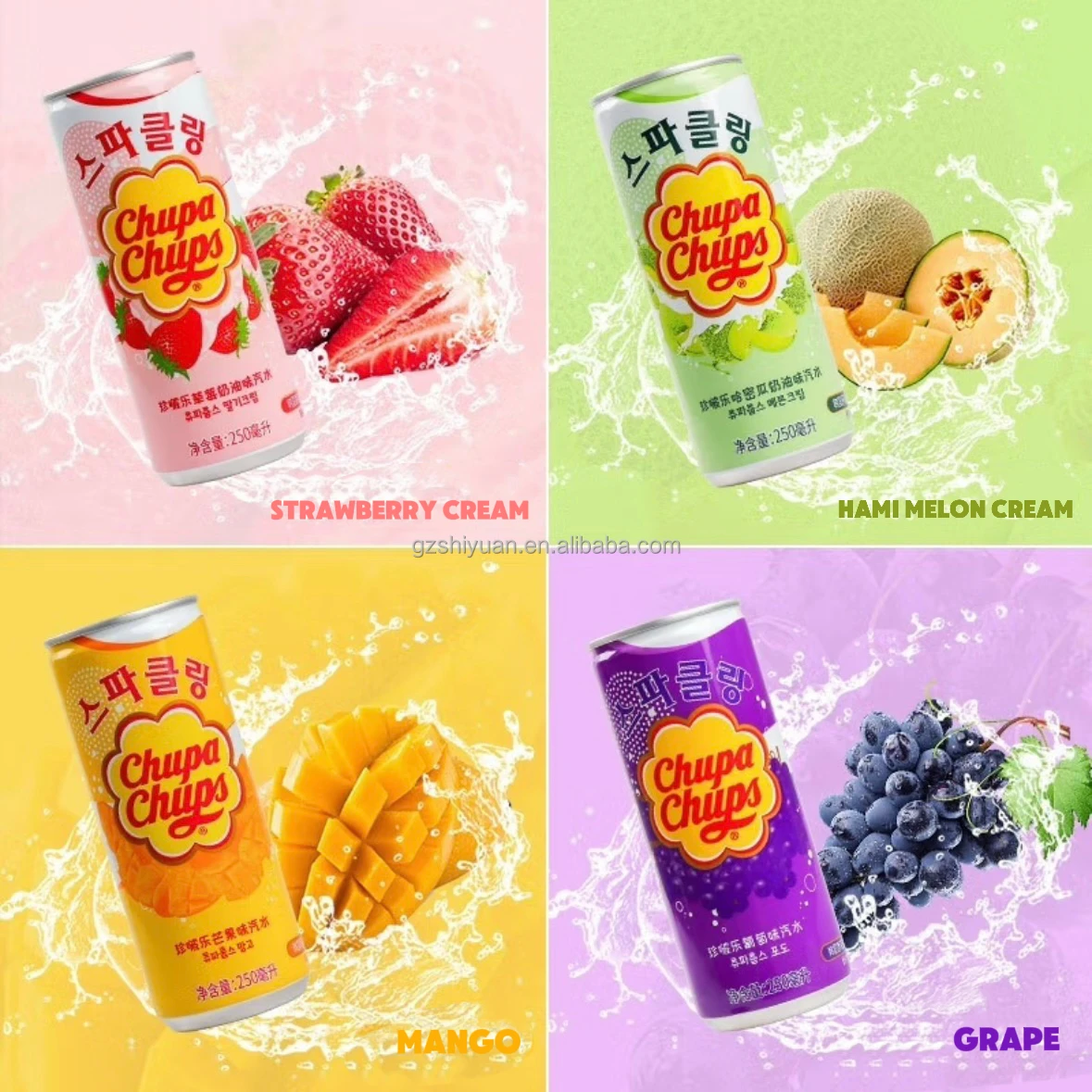 Korea Chupa 250ml soft drink carbonated drinks soft exotic drinks