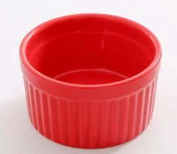 BW19 Chinese Tableware Glazed Kitchenware Tableware Souffl Ceramic Bowl