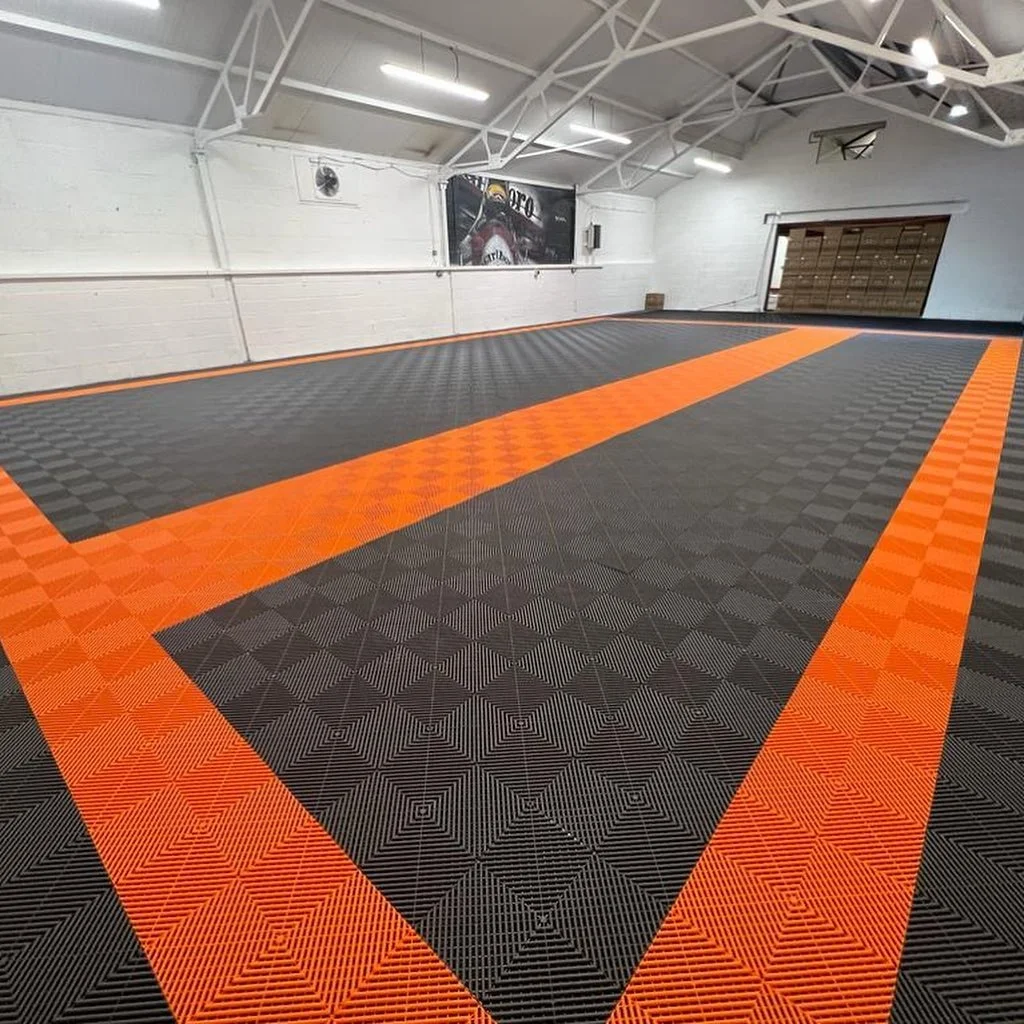 interlocking plastic vinyl pvc garage flooring tiles slab rib garage floor