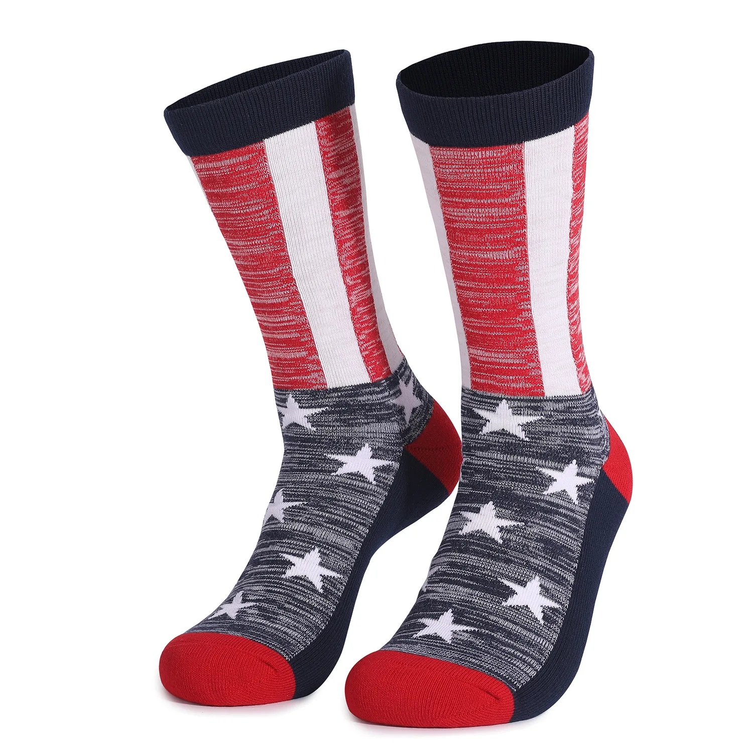 Wholesale Flag Gift Socks Funny Novelty Men Socks Unisex Crew Cotton Socks