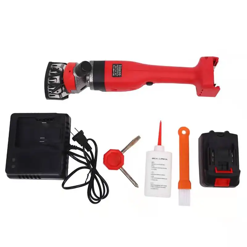 Cordless Sheep Shears Professional Electric Sheep Shearing Clippers With Battery Animal Clippers for Alpacas Goats Cattle Farm