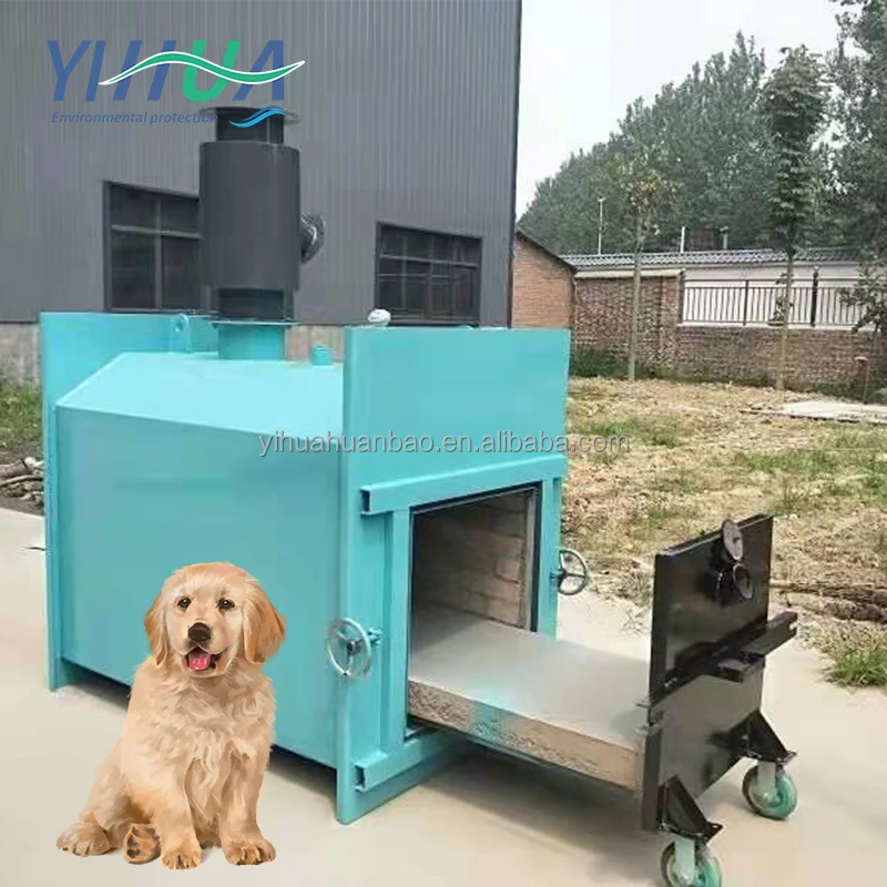 Waste Oil  Refractory Brick Incinerator Furnaces Cremation Machine Pet Incinerator