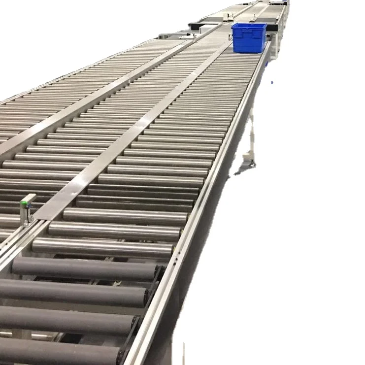 roller conveyor system/flexible expendable roller conveyor