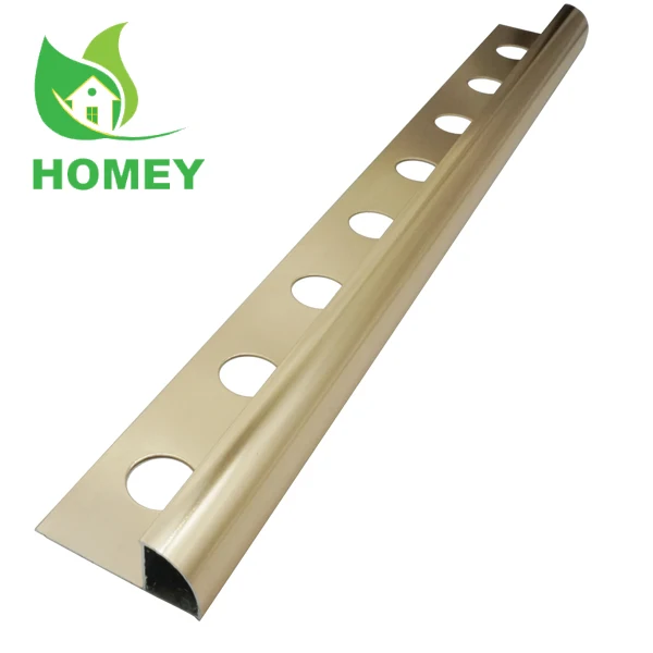 
Multifunctional ceramics aluminium corner closed aluminum internal tile trim 