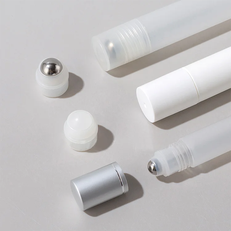 Empty Roller Ball Custom color 3 ml 5ml 8ml 10 ml 15ml 20ml 30ml plastic small roll on bottle for eye cream