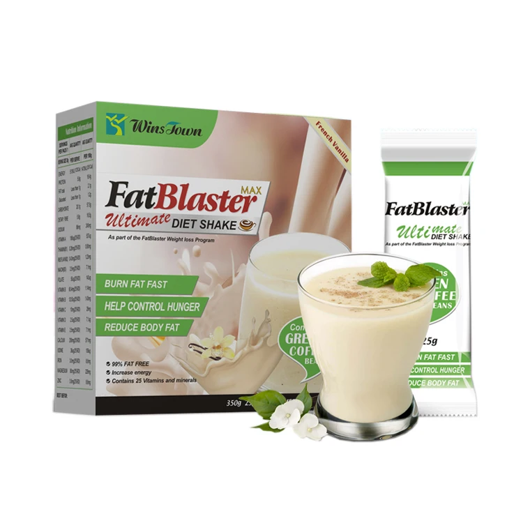 Winstown fat blaster diet shake weight control food meal replacement loss powder instant coffee
