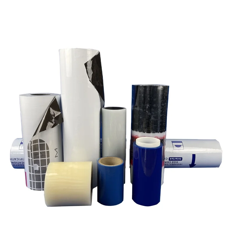 0.2-1.6 meter width customized thickness transparent PE polyethylene roll plastic film  For Window And Glass