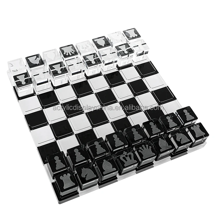 Набор шахматных игр Lucite прозрачные акриловые