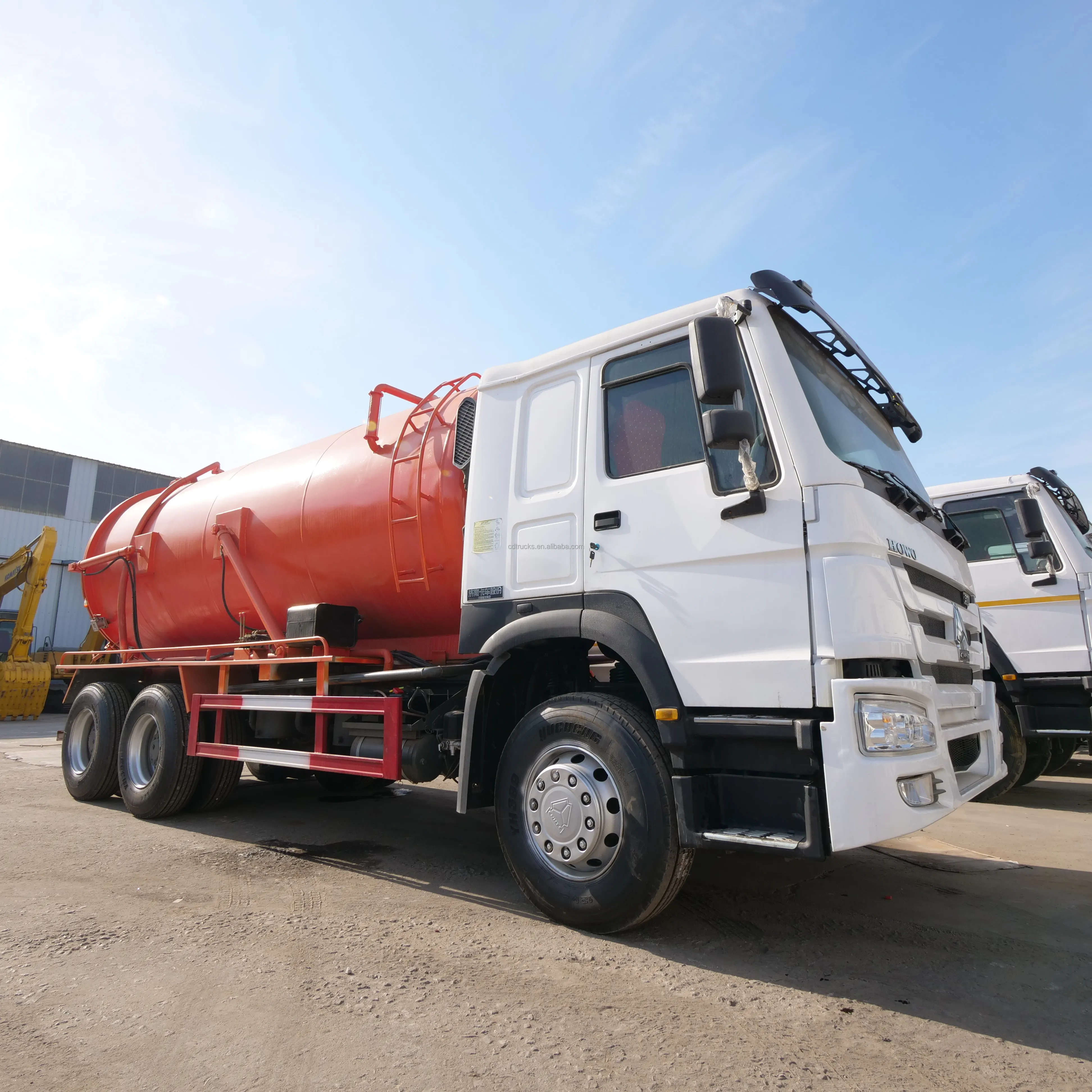 New Used Sinotruk HOWO  Vacuum Truck Sewage Suction Septic Tank Truck
