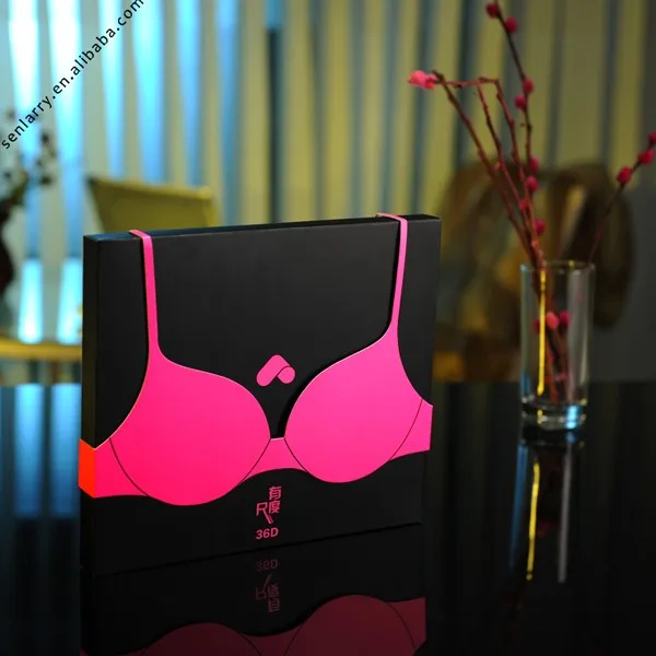 Factory custom printing lingerie package paper box with your own logo