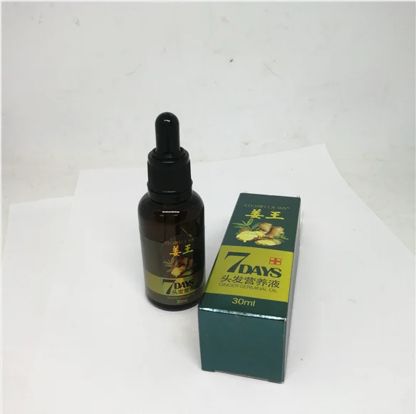 7 Days Ginger Germinal Hair Growth Oil Essential Oil Hair Loss Treatment for hair growth