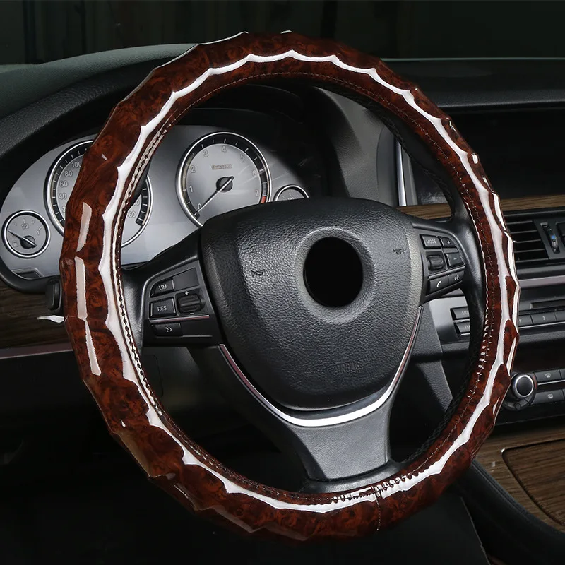 2023 Fashion PVC Material Car Steering Wheel Cover  36cm 38cm 40cm 42cm 44cm 45cm Steering wheel Cover Well Fit All Cars