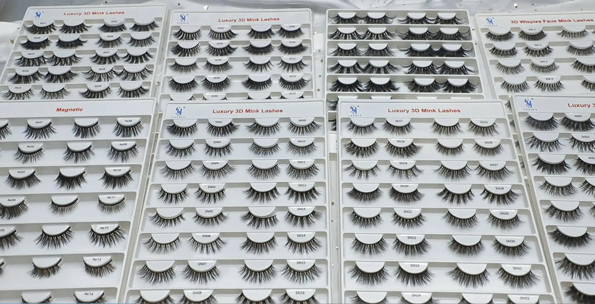SY Shuying Vegan Lashes Lashbox Container Packaging Lashes3d Mink Wholesale Vendor False Eyelashes