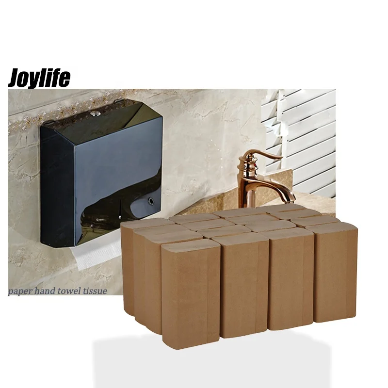 Custom Brand Industrial 2 Ply Interfolded Hand Toilet Paper Towel Papel Higenico