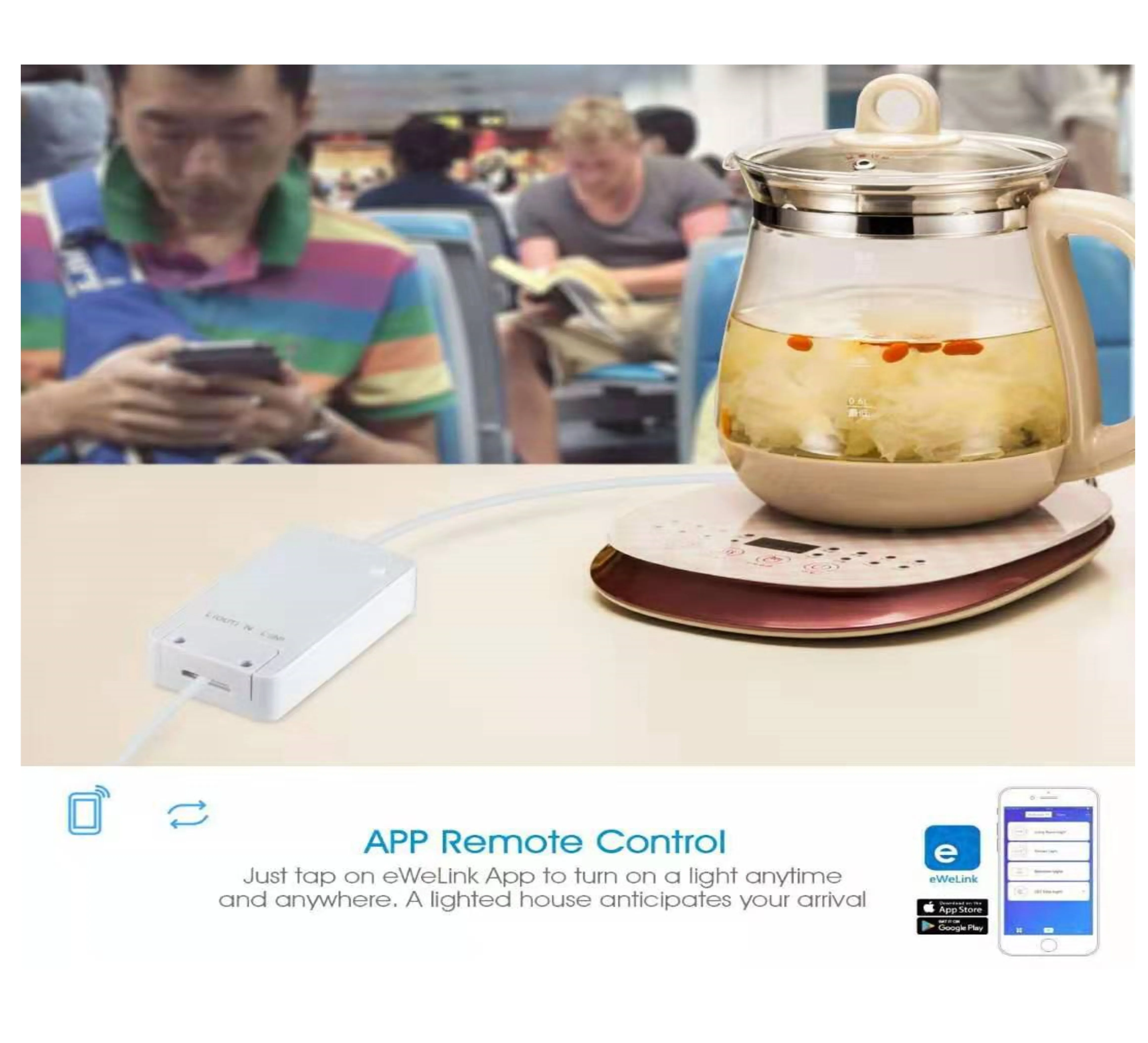 16 А Встроенный смарт-переключатель wifi домашняя Автоматизация умный Wi-Fi переключатель и розетка