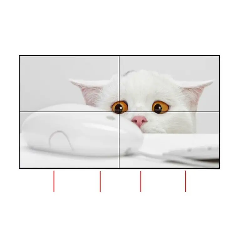 New Products 4k Controller Indoor Videowall Digital Displays For Monitoring Command Center