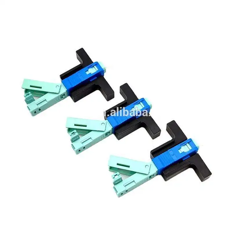 Wholesale fiber optic quick connectors Single mode FTTH fiber optic cable embedded quick connectors