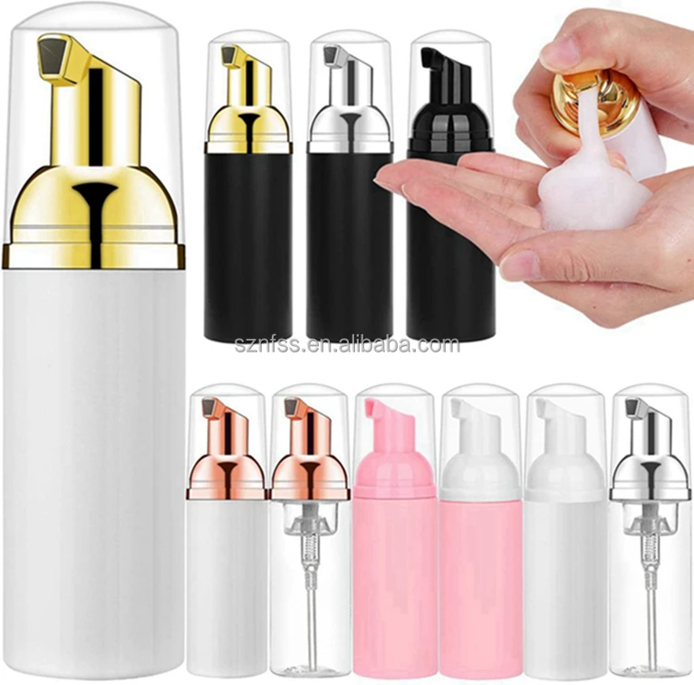 60Ml Matt Nigeria Frosted Cosmetic 10 Ml Low Moq 500G Black Matte 250Ml Square Plastic 500Ml Bottles With Gold Foam Pump Bottle