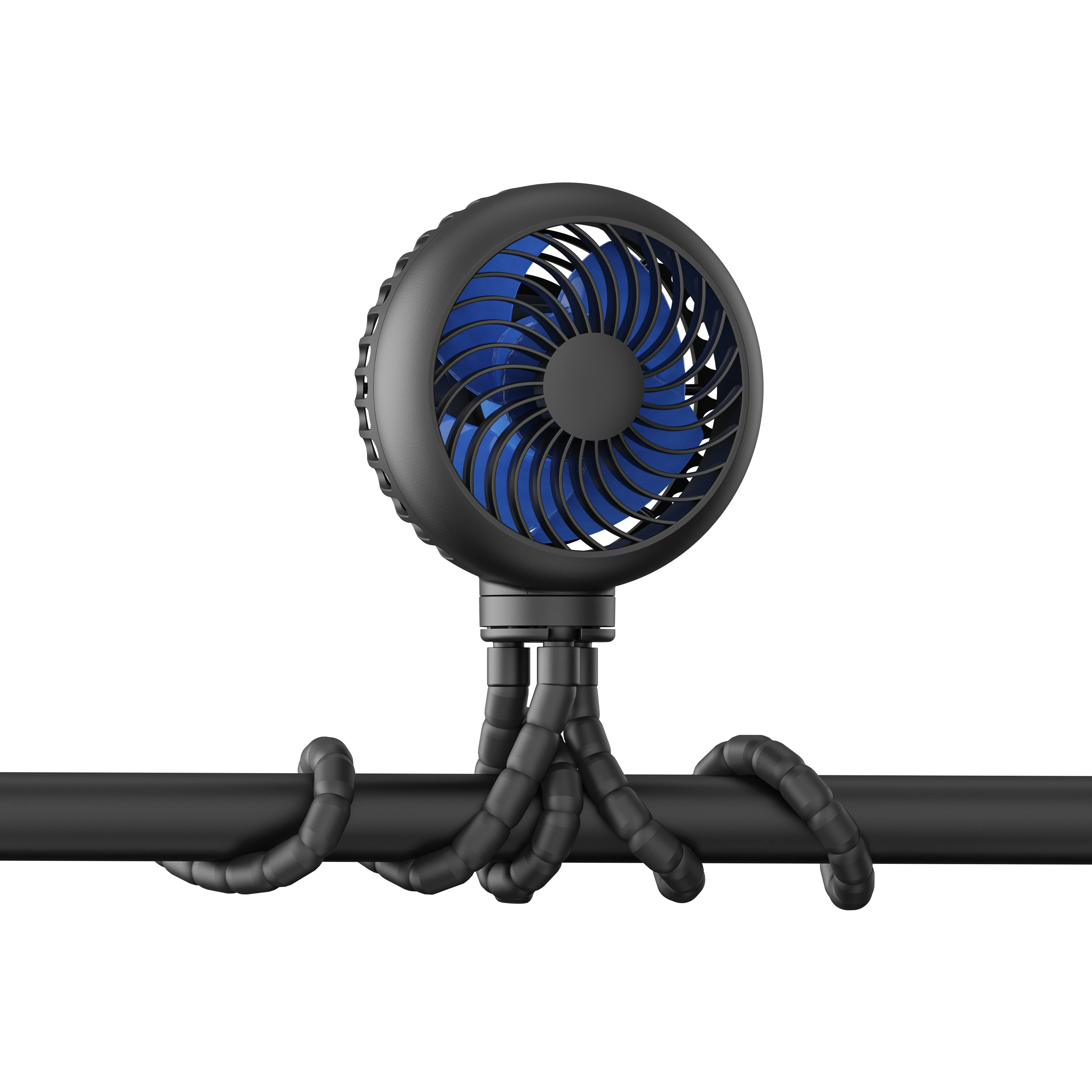 Car Seat Crib Bike Treadmill Flexible Tripod Clip On Twist Mount Octopus Mini Fan