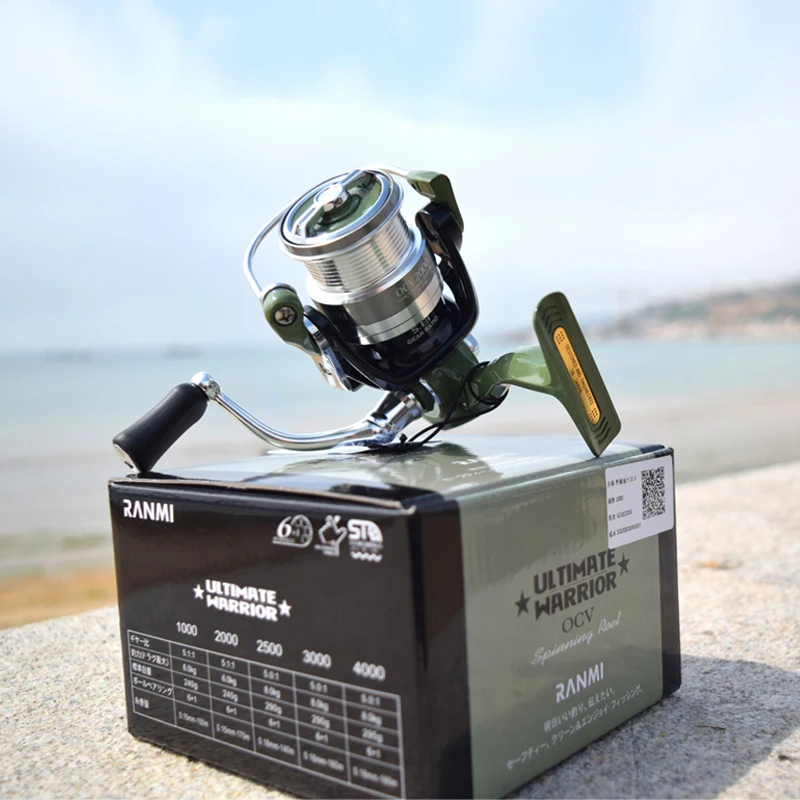 Рыболовная катушка RYOBI RANMI ULTIMATE WARRIOR OCV OASIS 5 1: 1 из нейлона и стекловолокна для морской рыбалки