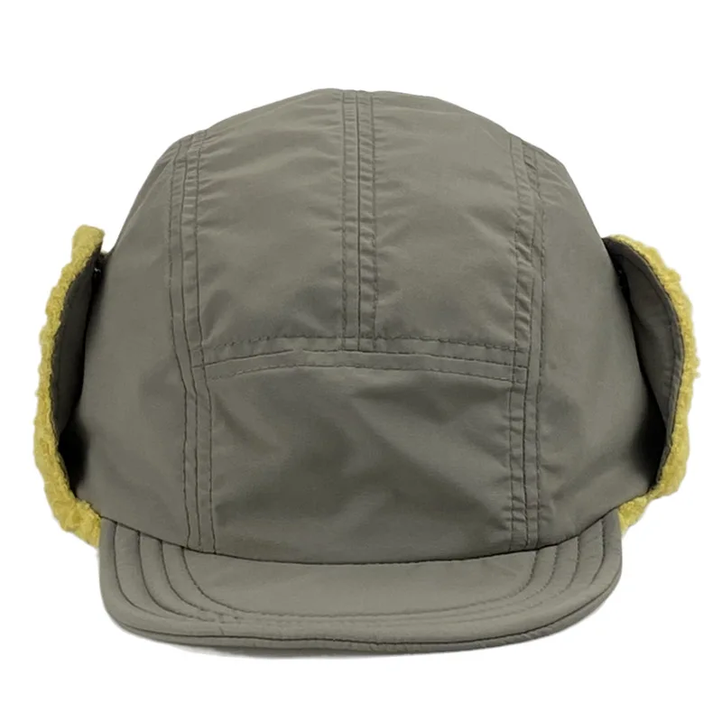 Winter Lamb Wool Aviator Hat for Women Outdoor Travel Cycling Plus Velvet Cold Protection Warm Ear Protector Hat