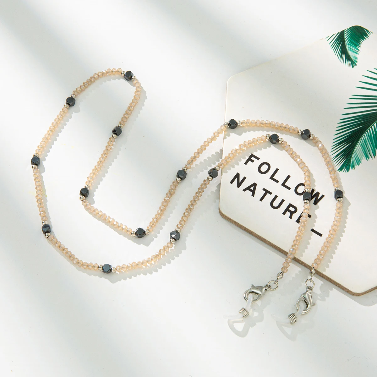 2021 New Design High Quality  Crystal Beads Eye Glasses Chain