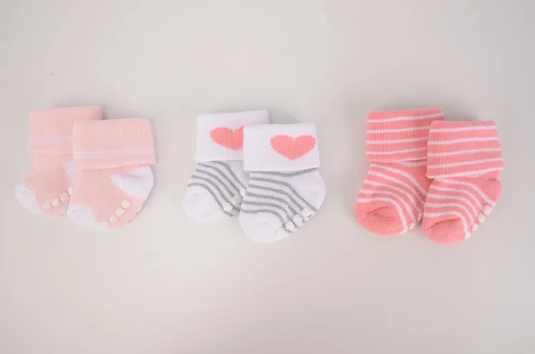 Wholesale Hudson Baby Socks Newborn Non-slip Baby Girl Socks Set