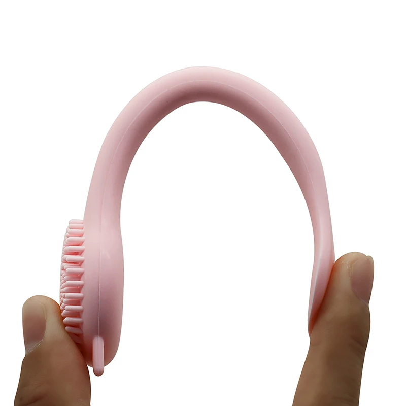 Silicone Face Cleanser Massager Brush with Facial Stick Spatula for Cleansing Exfoliating