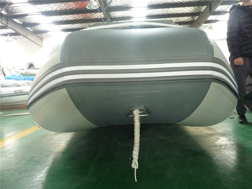 Hot 380 6 Persons High Speed PVC Rescue Inflatable Sport Boat with Aluminum Floor