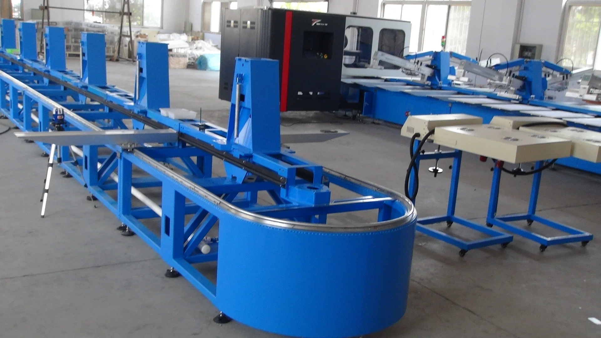 Latest Products muti Colors Full Auto Oval Screen Printing Machine with HJD-A