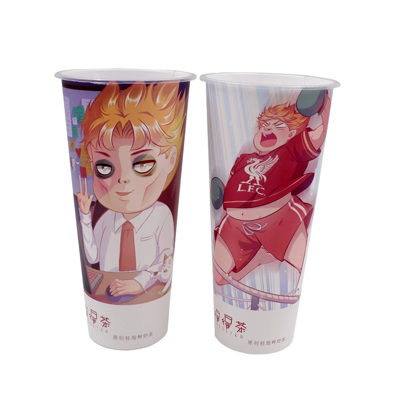 Factory Direct Wholesale Cheap Price 12oz 14oz 16oz Boba Tea ice coffee Plastic Disposable Cups
