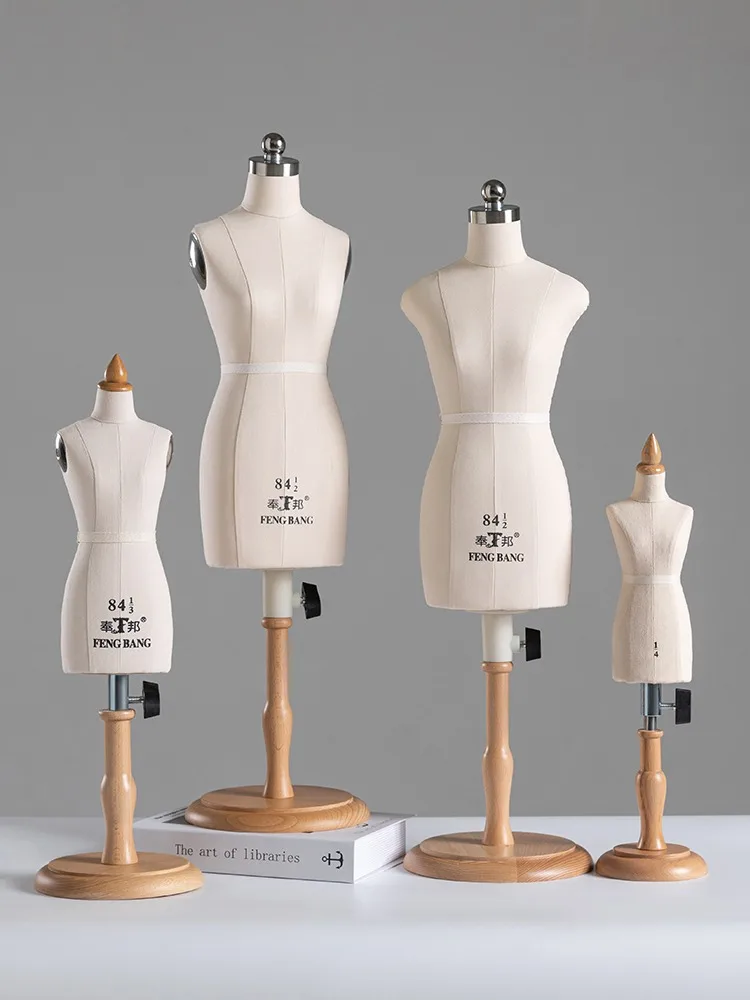 Doll Size Woman Half Body Sewing Mannequin Tailors Dummy