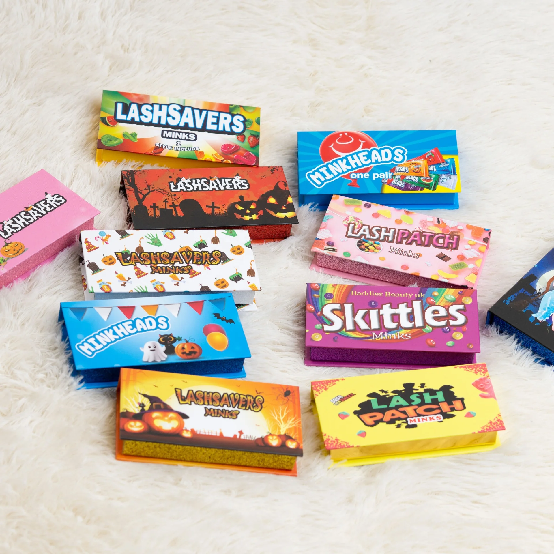 Halloween coffin lash box private label custom eyelash packaging box wholesale 25mm mink eyelash vendor eye lash packaging box