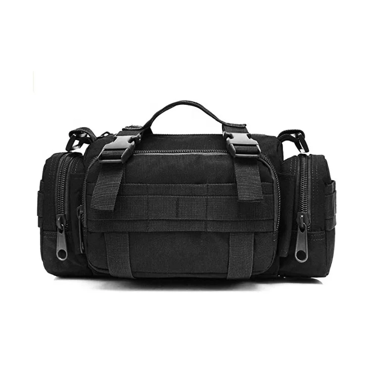 AYPPRO Single Shoulder Tactical Waist Pack Outdoor Camouflage Canvas Camera Bag Waterproof for Running Gym Travel