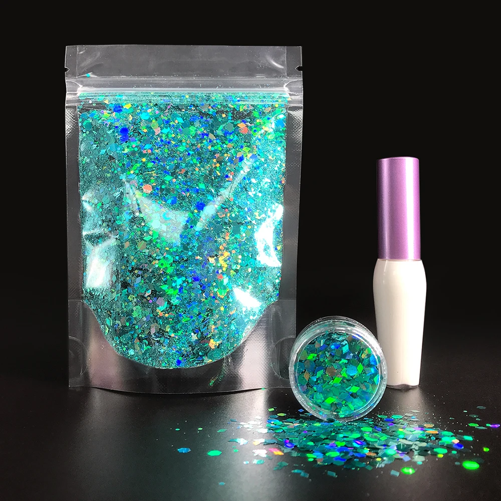 All kind of holographic chunky glitter with quick shipping and cheap price