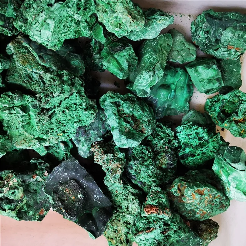 Натуральный зеленый малахитовый камень образцы руды необработанные необработанного кварцевого кристалла минеральные для продажи
