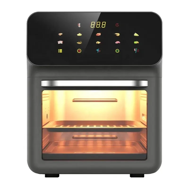 10L Smart Air Fryer Oven Large Capacity with Touch screen style Appliance Built-in Digital Air Fryer Oven with Viewing Window