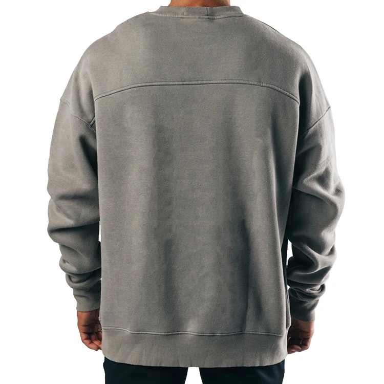 OEM Wholesale Manufacturer Cotton Sports Men Plain Sweatshirt Streetwear Crewneck Pullover Mens Sweatshirts