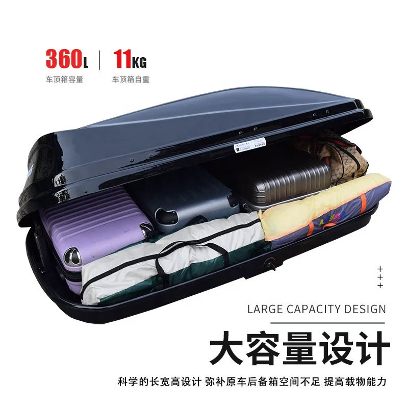 Excellence Black Red White SUV Rooftop Boxes Customize cajas de techo de coche Car Roof Luggage Travel Car Roof Boxes