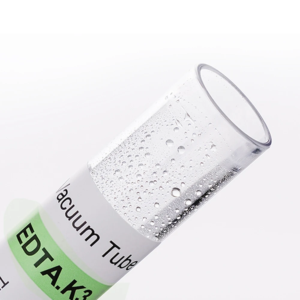 High Quality EDTA K2 K3 Vacuum Blood Collection Tube PET Plastic EDTA Tube for laboratory