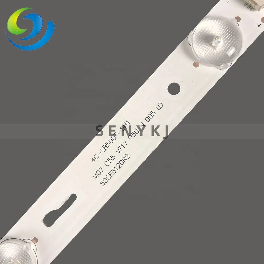 12 шт. rgb светодиодные полосы для Sanyo 50'50ce6120r2 PB14D519173BL052-001H 4C-LB500T-SH1 50K300 TH-50C300K T50D15SF-01B LB510 V1.0XS210324