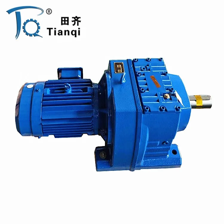 Низкоскоростной редуктор TIANQI R series 1 электродвигатель редуктора 5hp винтовой мотор с зубчатым редуктором 60