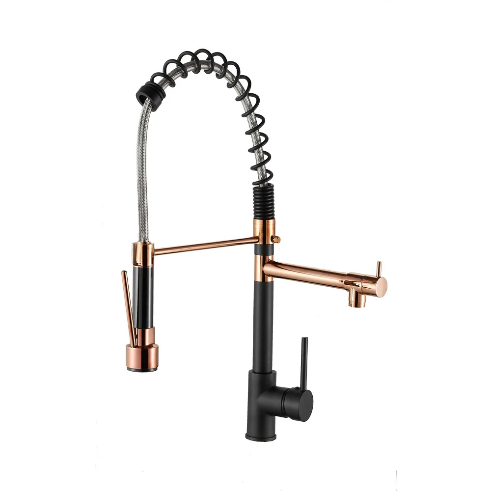 style connections durable spring pull outbat economic flexible brass kitchen faucet mixer tap