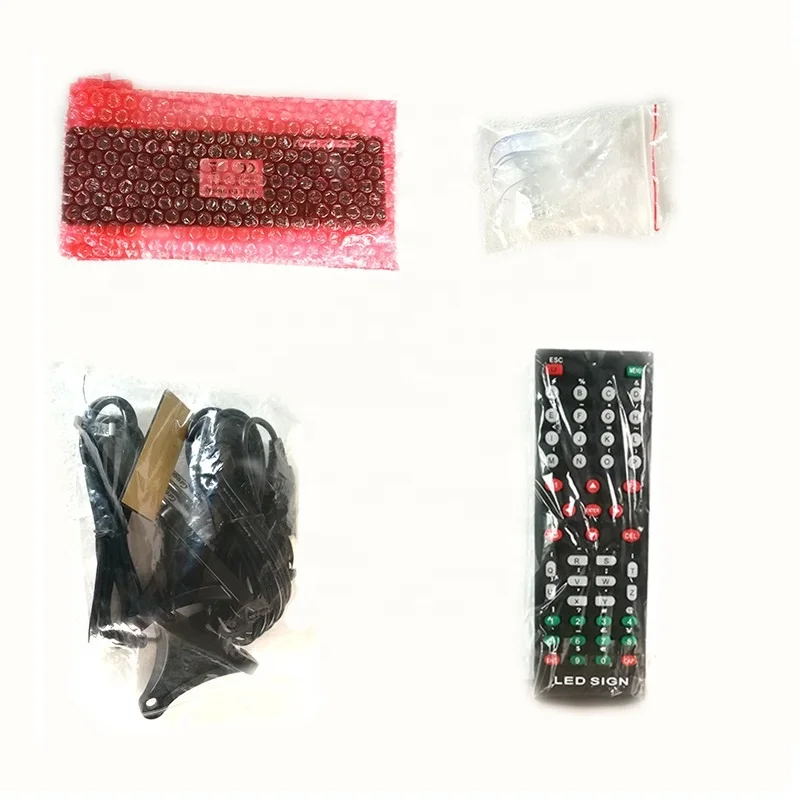 CE RoHS 7X35dot Red Led Message Board Display for Car Programmable Scrolling Display Led Car Window Sign