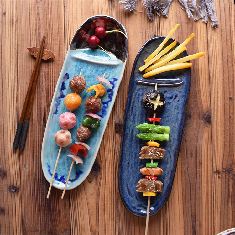 Harmony Wholesale High Quality Sushi Plates And Dishes Dinnerware Sushi Long Disposable Sushi Dishes
