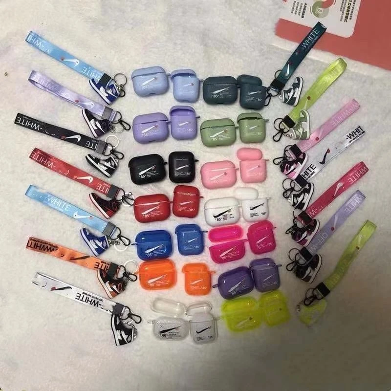
wholesale colorful cute hot popular keychain Earphone Protective headphone Cover Design case for airpod pro 