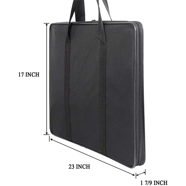 Лидер продаж на заказ, нейлоновый чехол-портфель с проводной рамкой, художественная сумка-портфель для рисования
