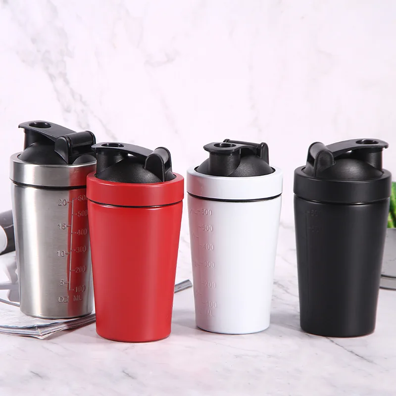 Customized Gym Small Private Label Protein Shaker Bottles Stainless Steel